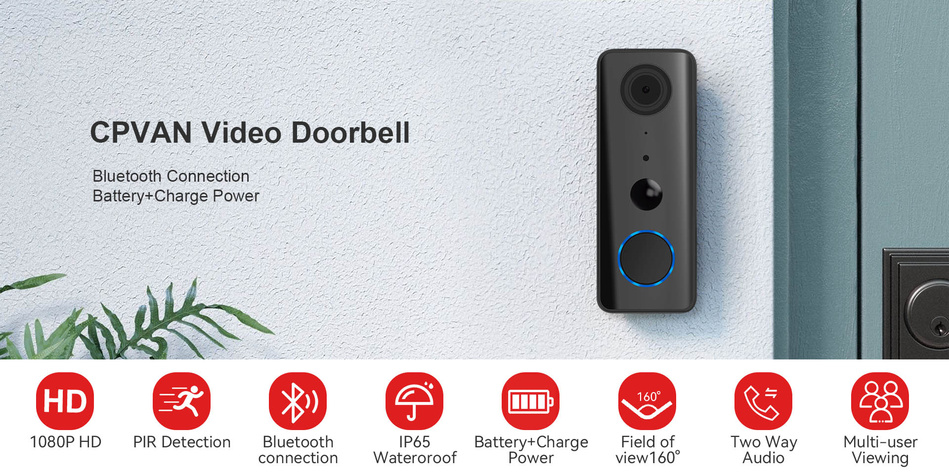 Smart WIFI Video Doorbell