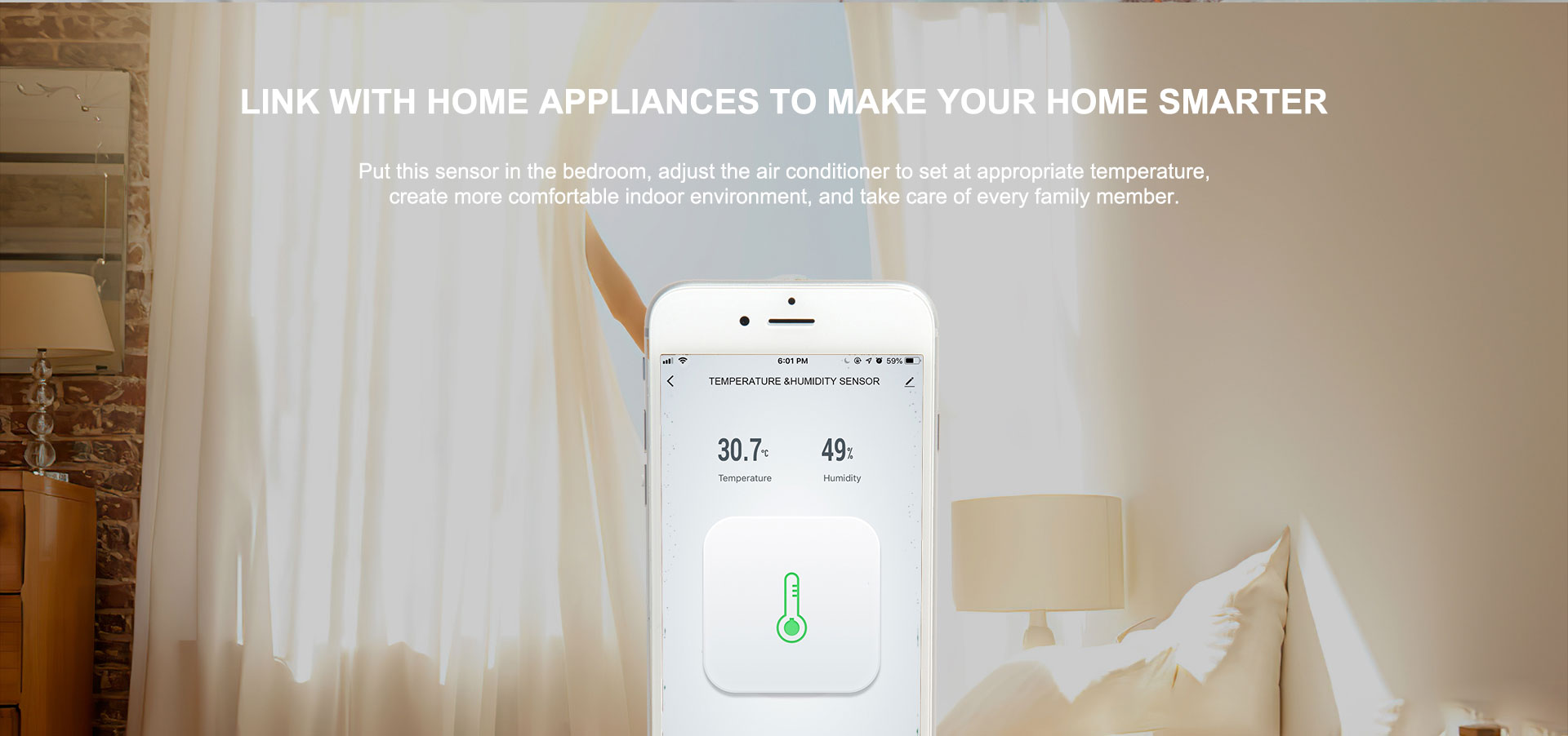 wireless temperature and humidity sensor