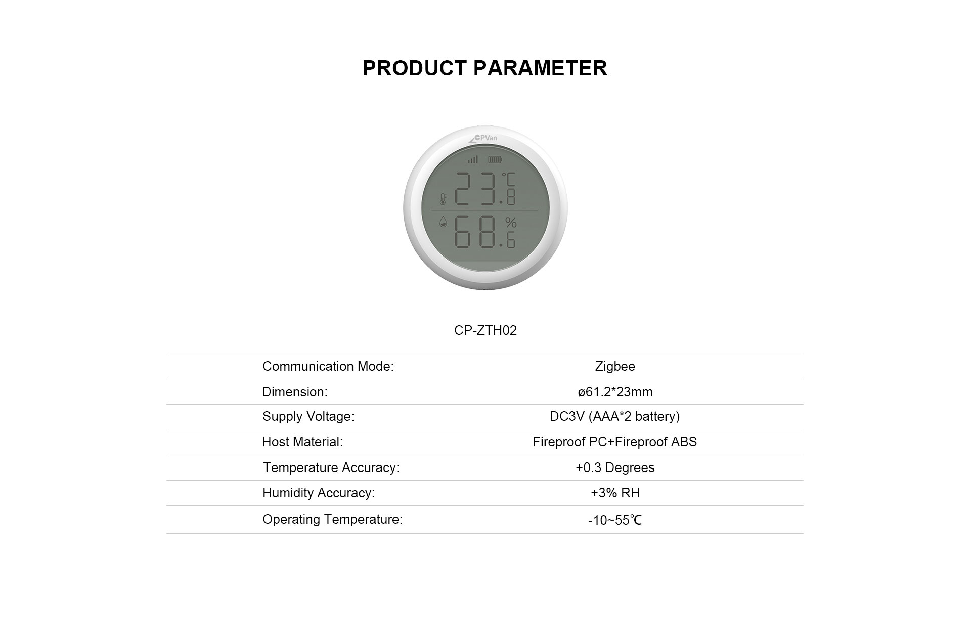 humidity and temperature sensor