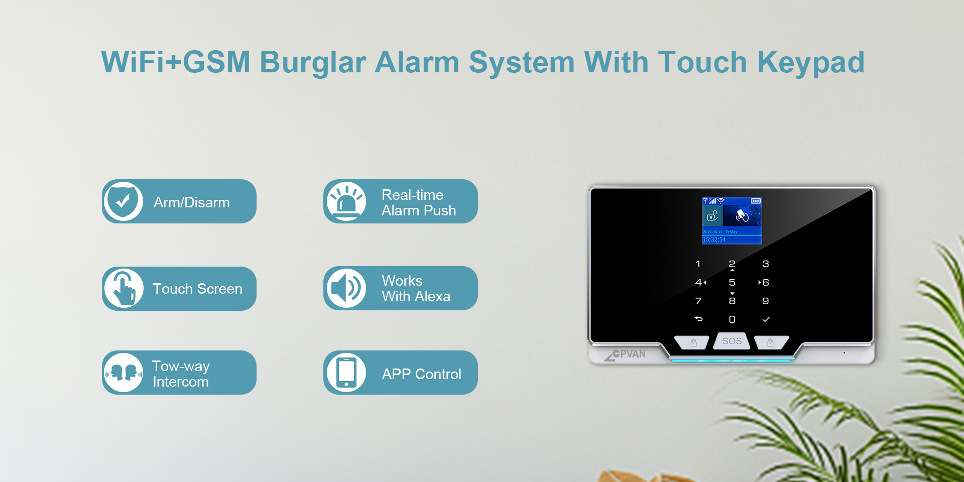 WiFi+GSM Alarm System