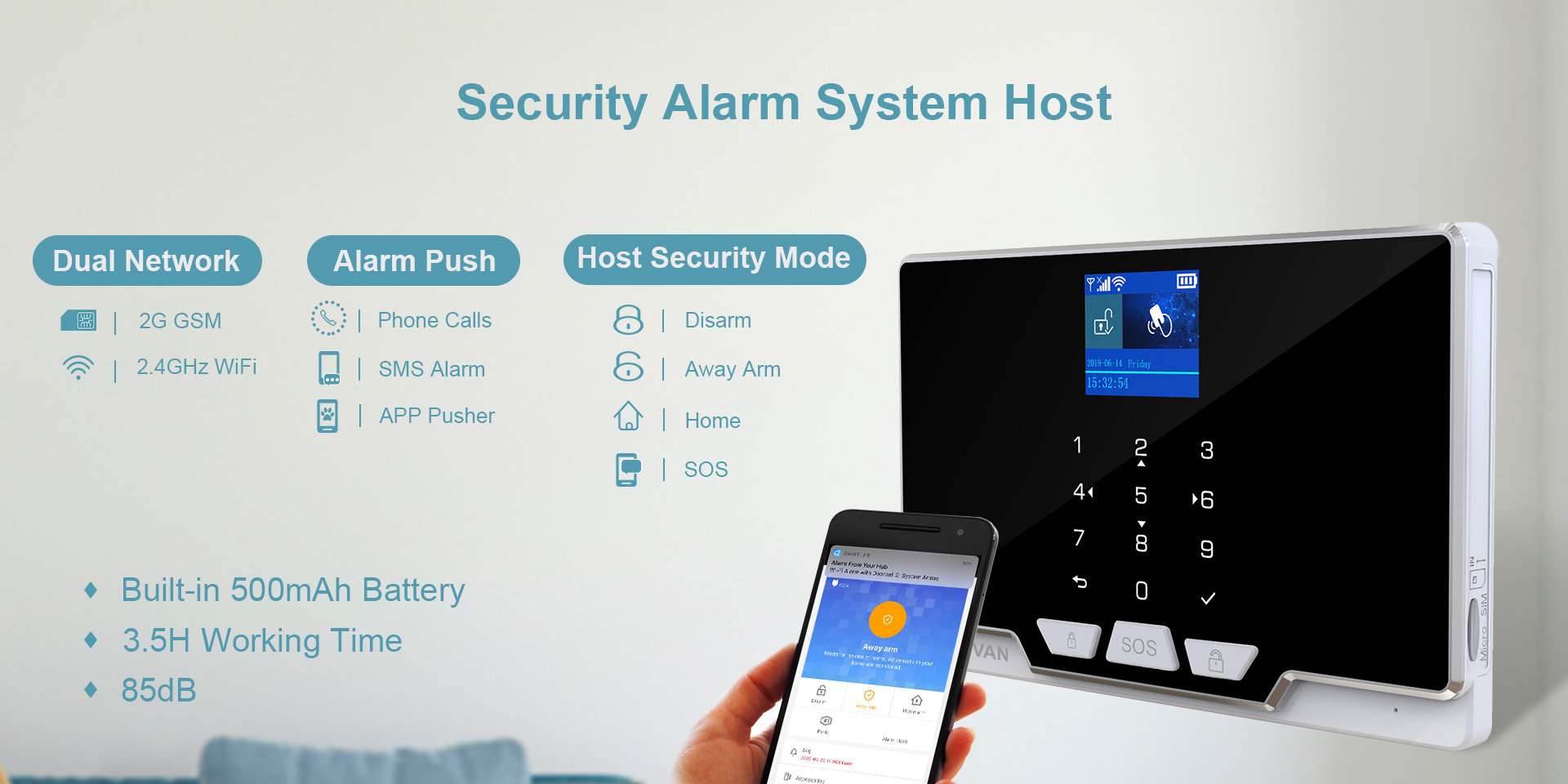 WiFi+GSM Alarm System