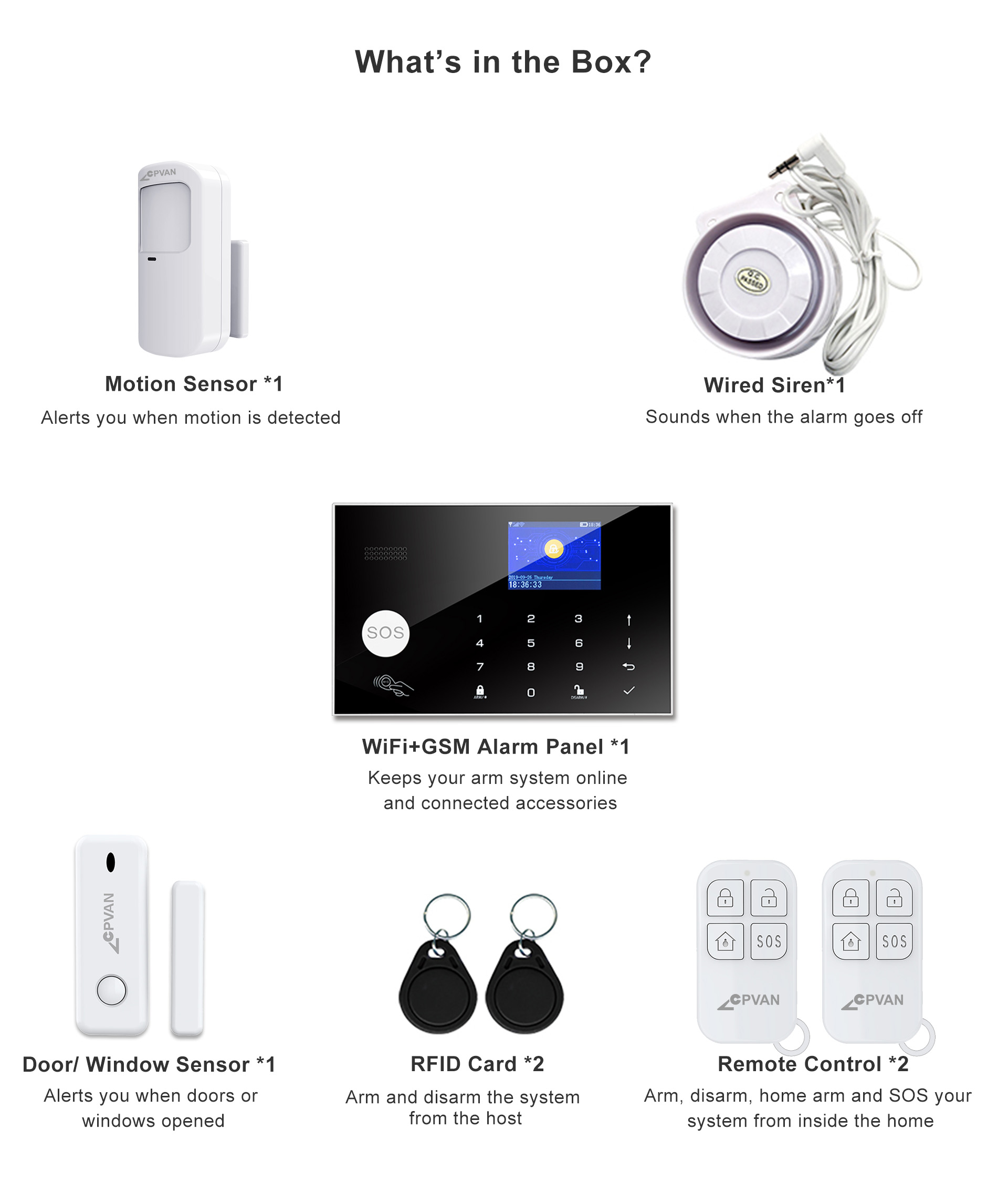 WiFi+GSM Alarm System