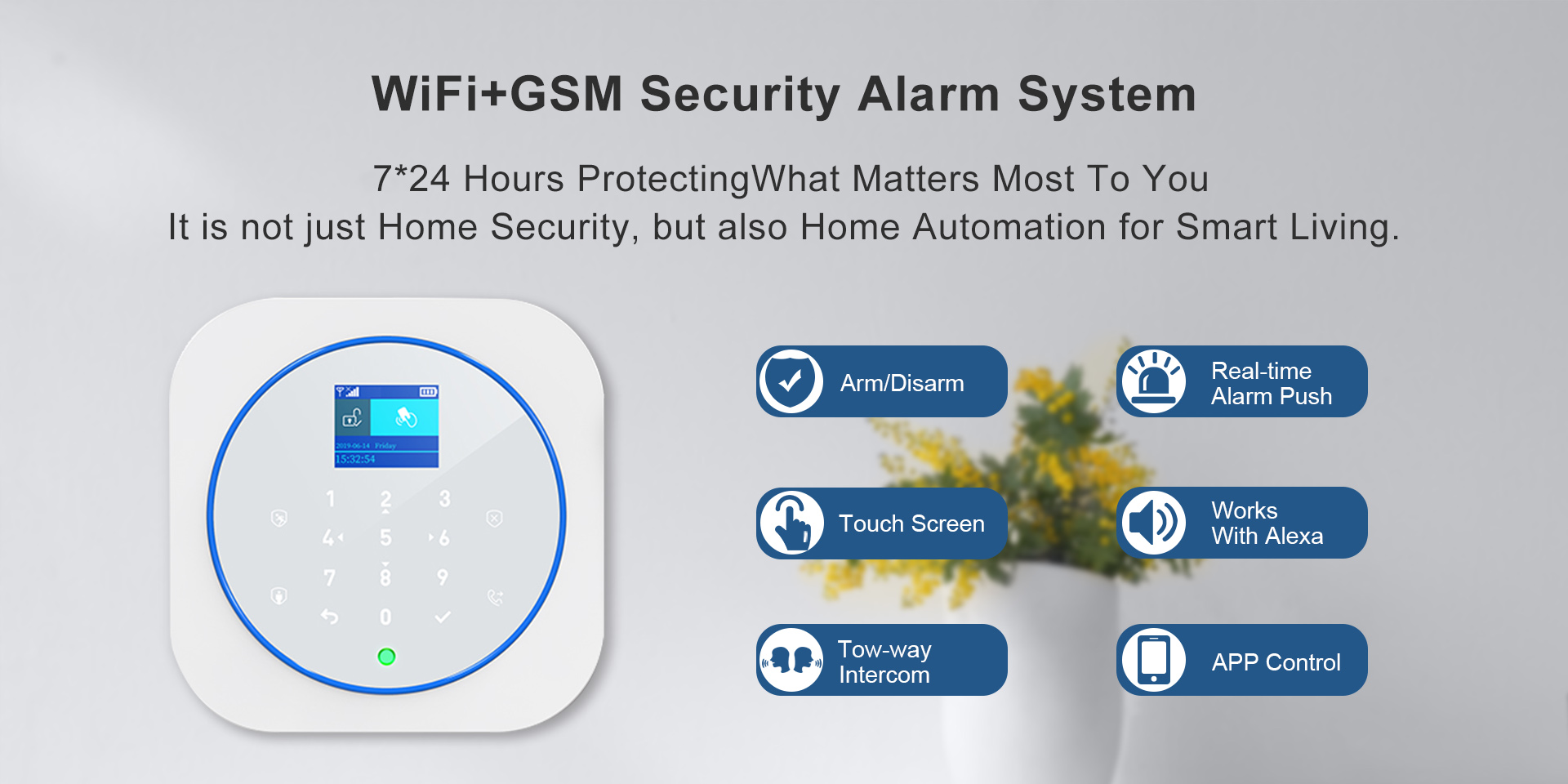 WiFi+GSM Alarm System