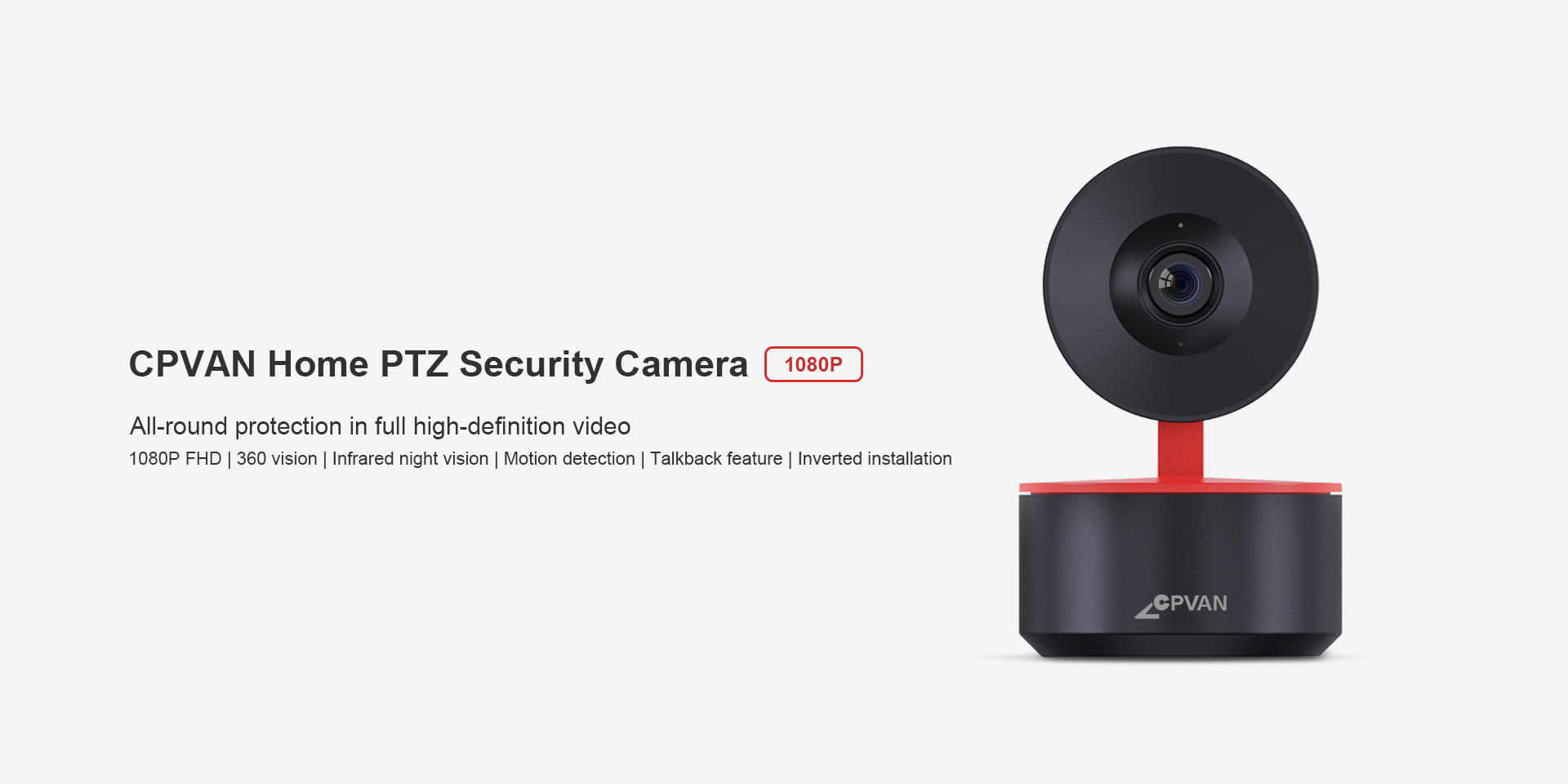 1080P Pan-tilt Smart Camera