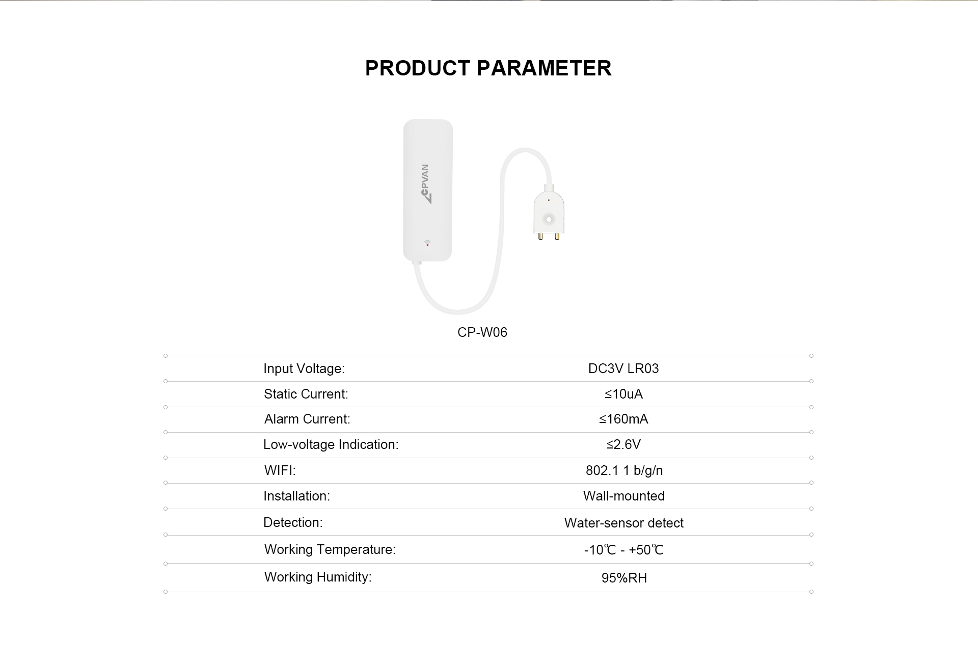 WIFI Water Leak Sensor