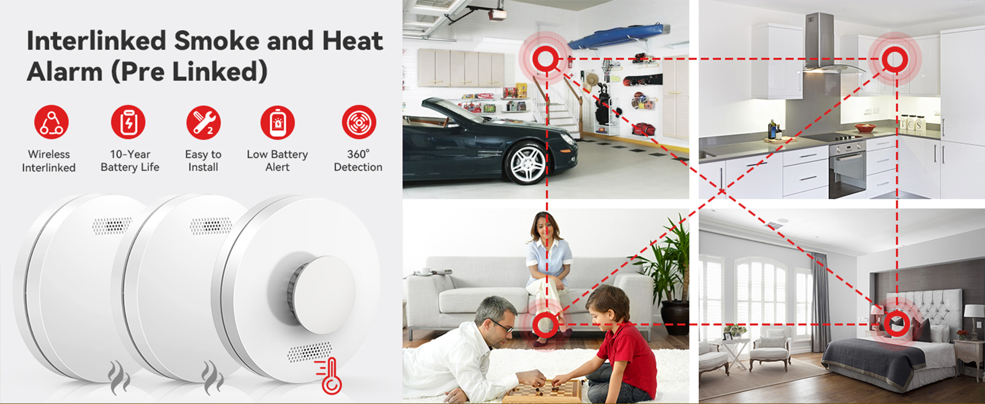 Interlinked Smoke Alarm System