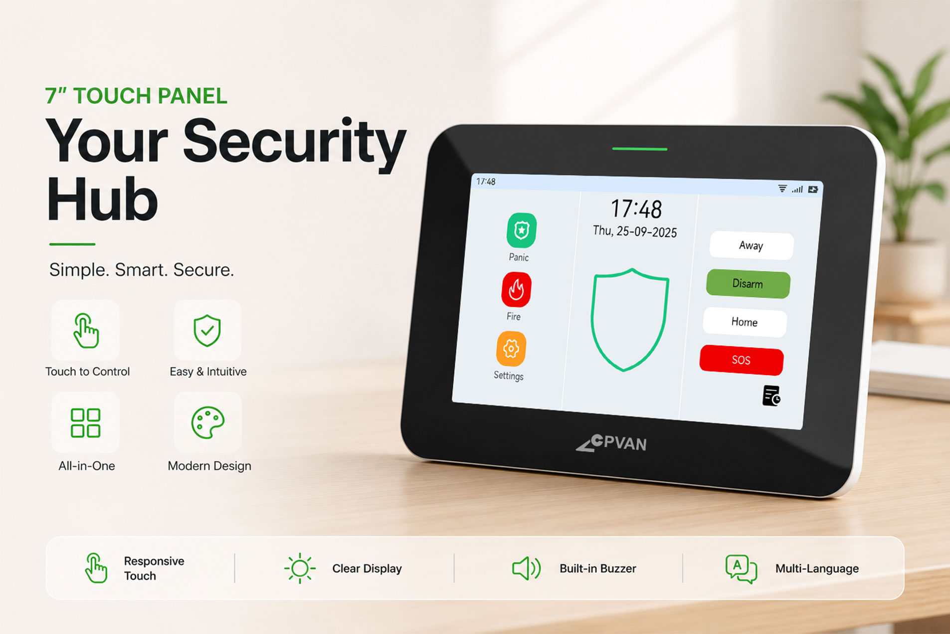 4G+WIFI Security Alarm System