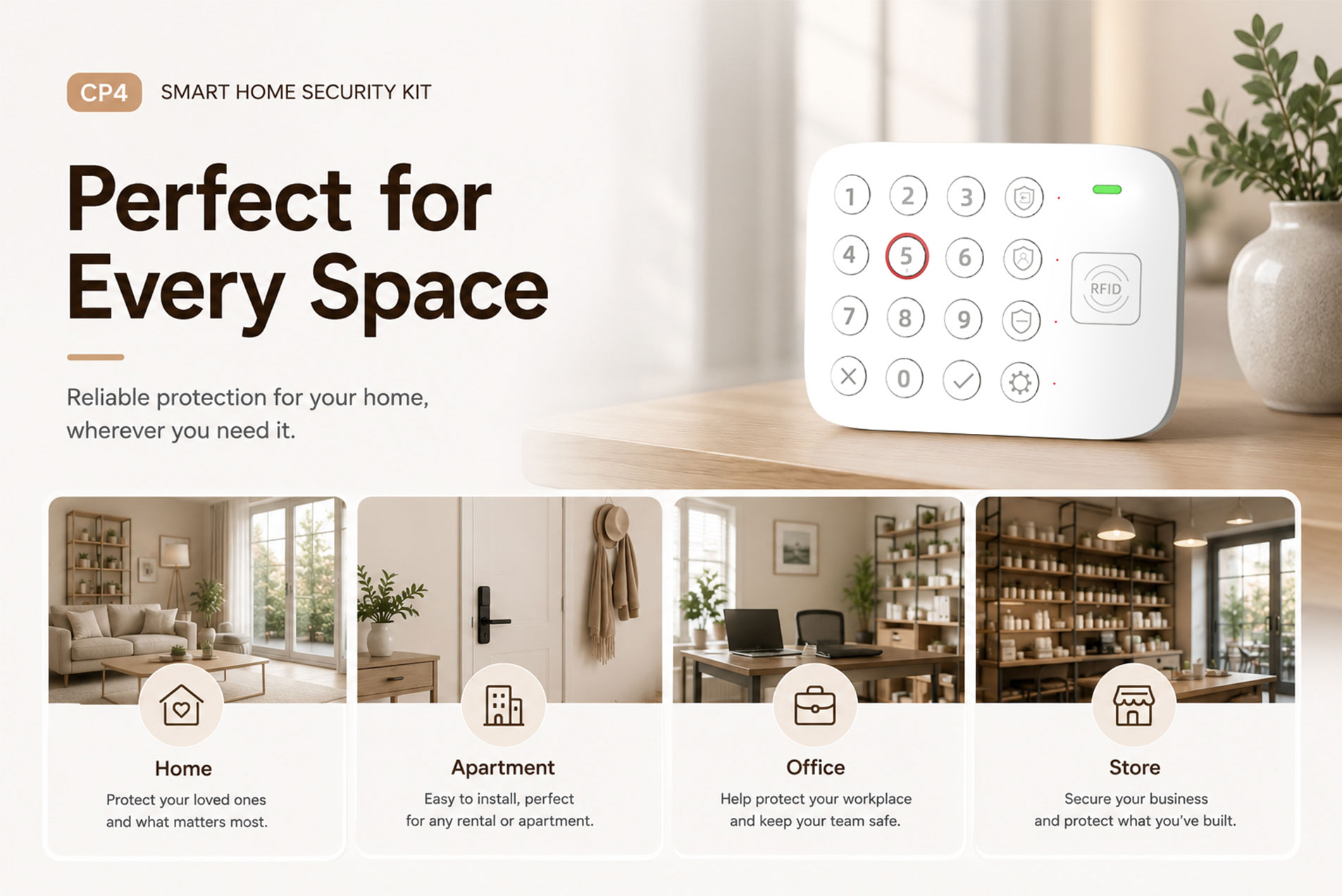 4G+WIFI Alarm System