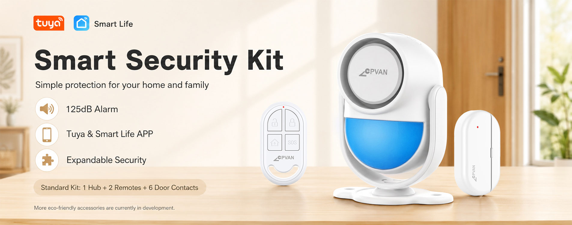 WIFI Motion Sensor Alarm Kit-CP2W
