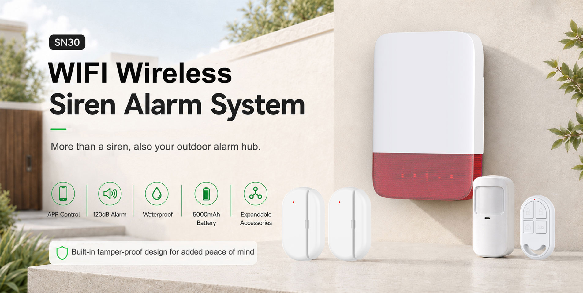 WiFi Siren Alarm System