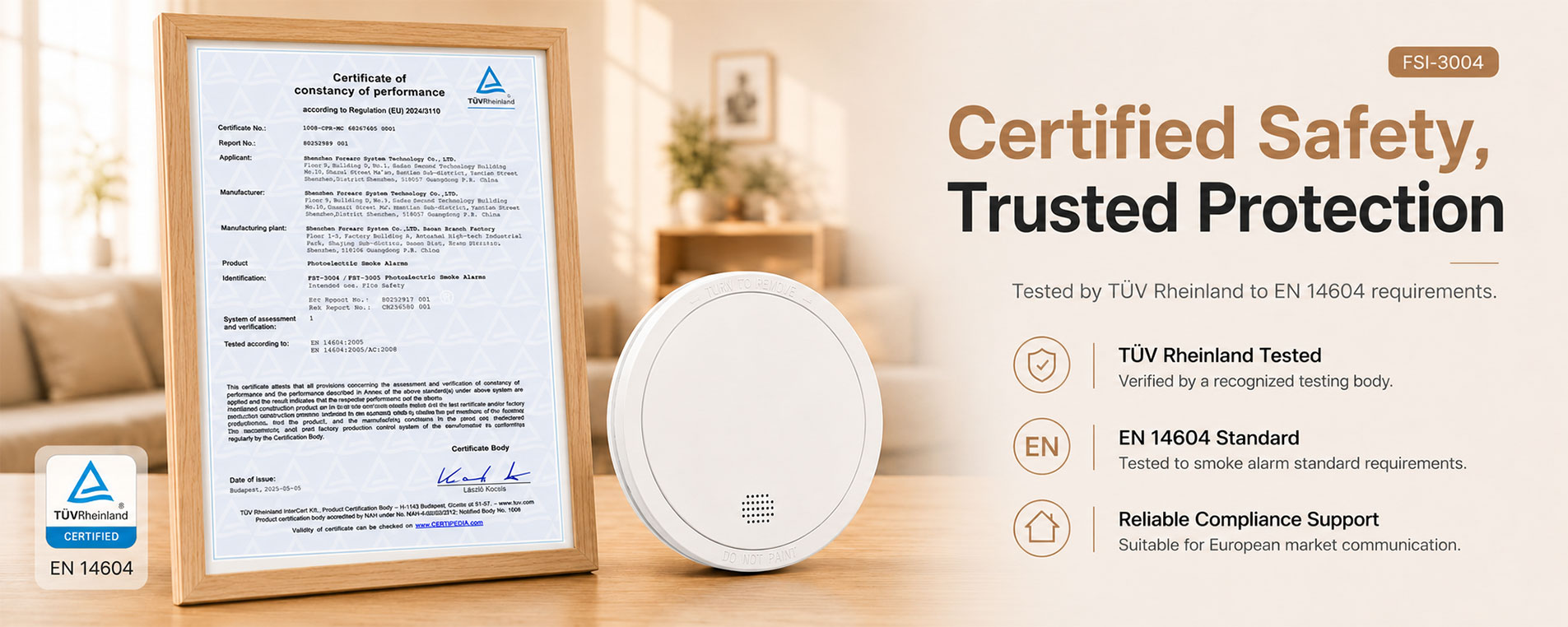 Stand Alone Smoke Alarm