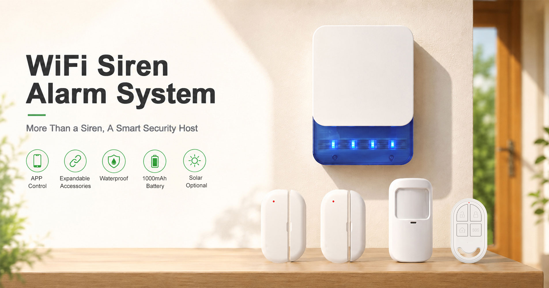 WiFi Siren Alarm System-SN31