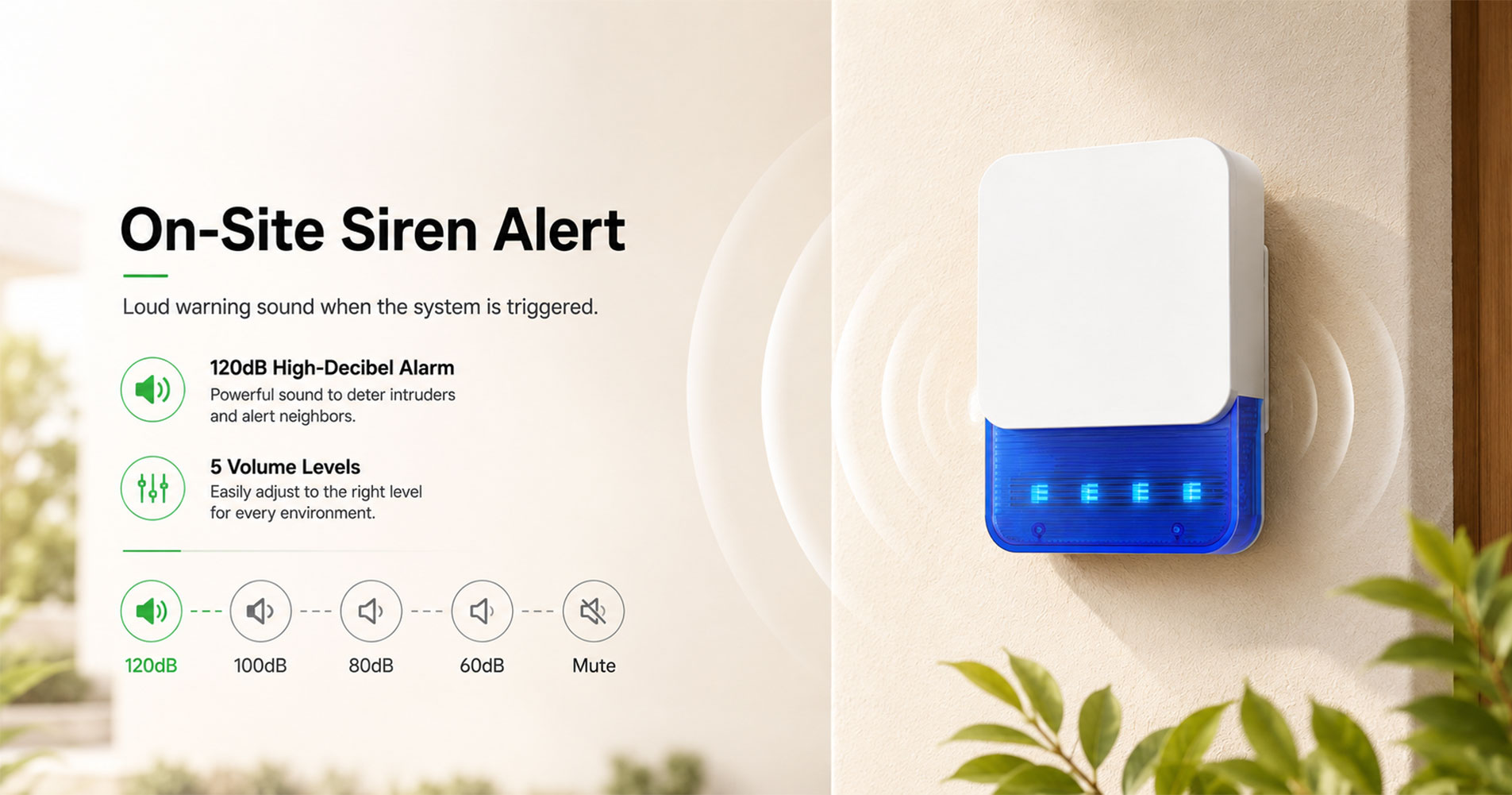 WiFi Siren Alarm System-SN31