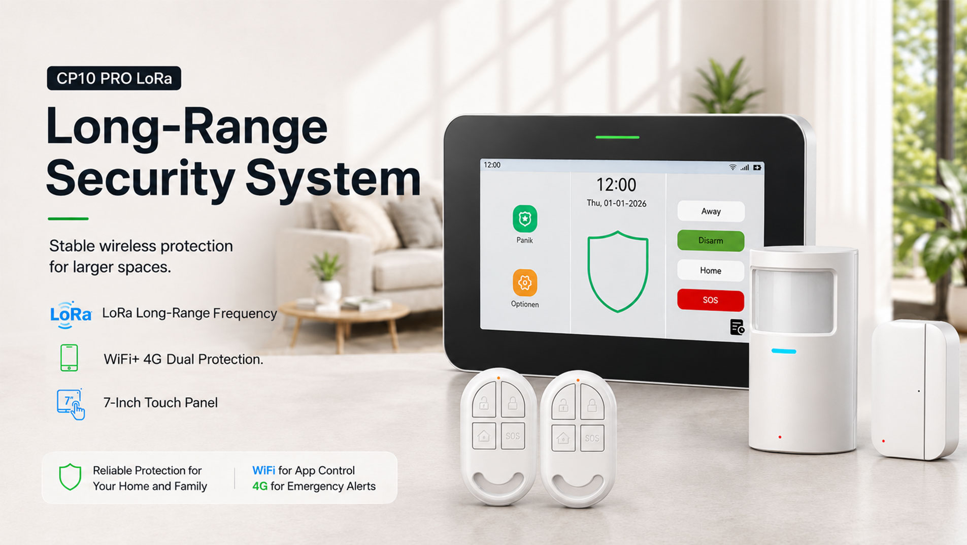 4G+WIFI Alarm System