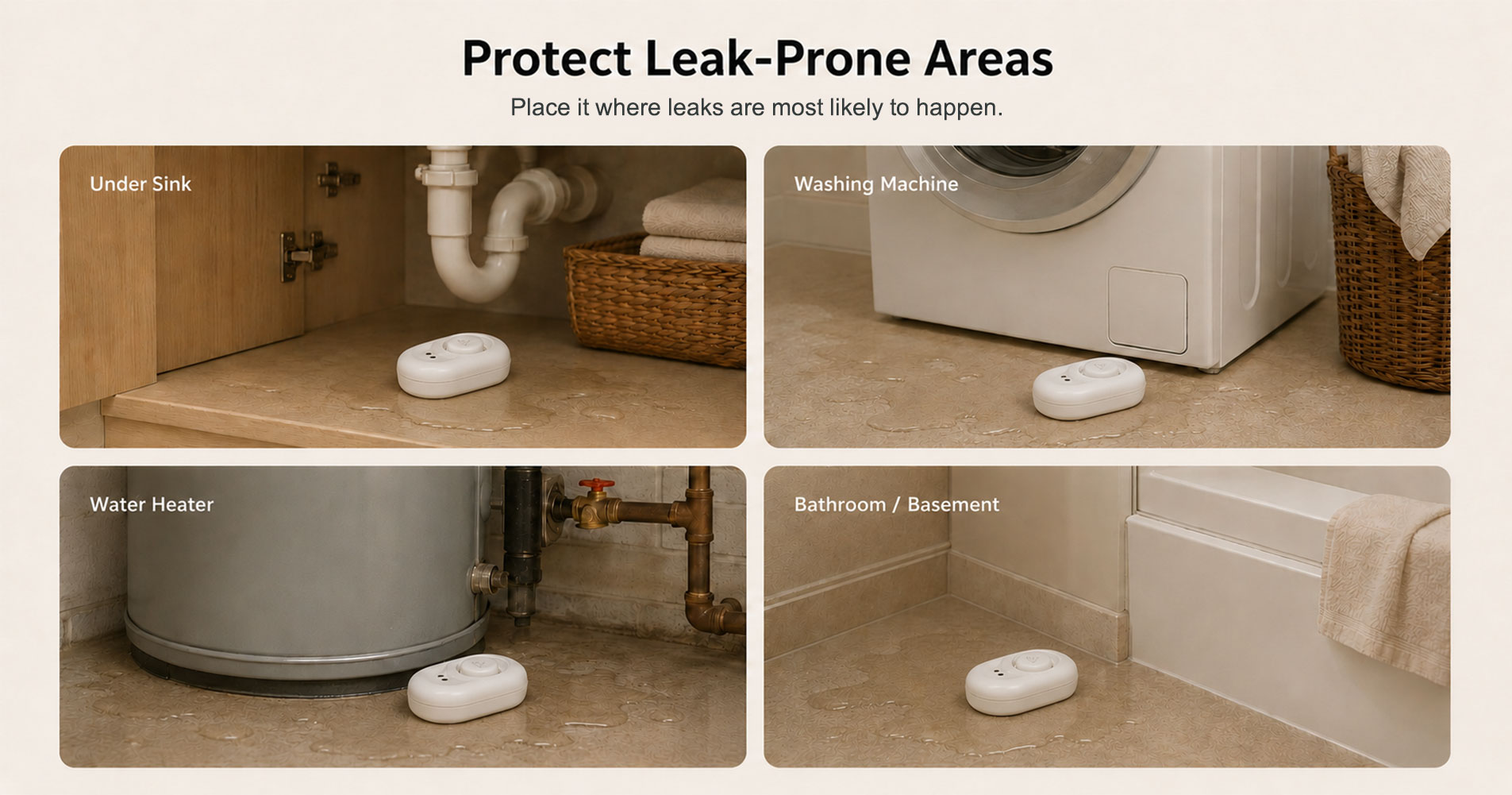 Standalone Water Leak Detector