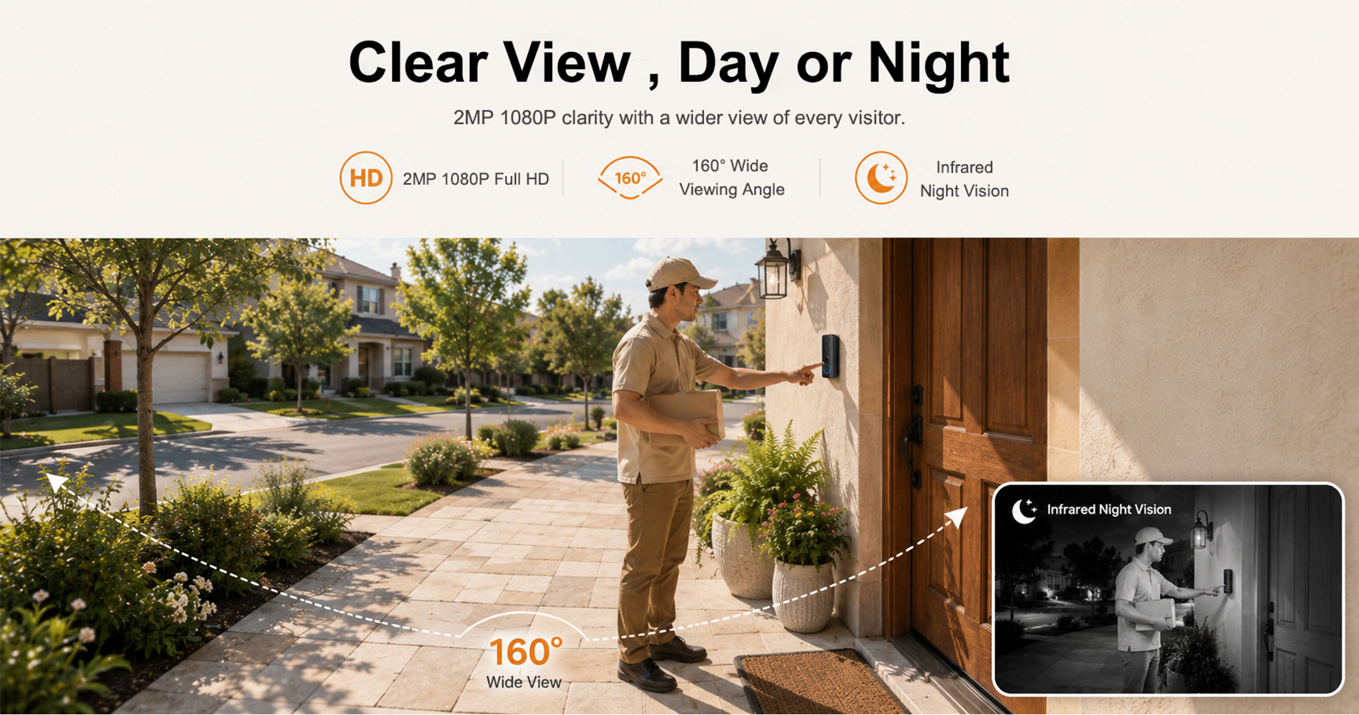 Smart WIFI Video Doorbell