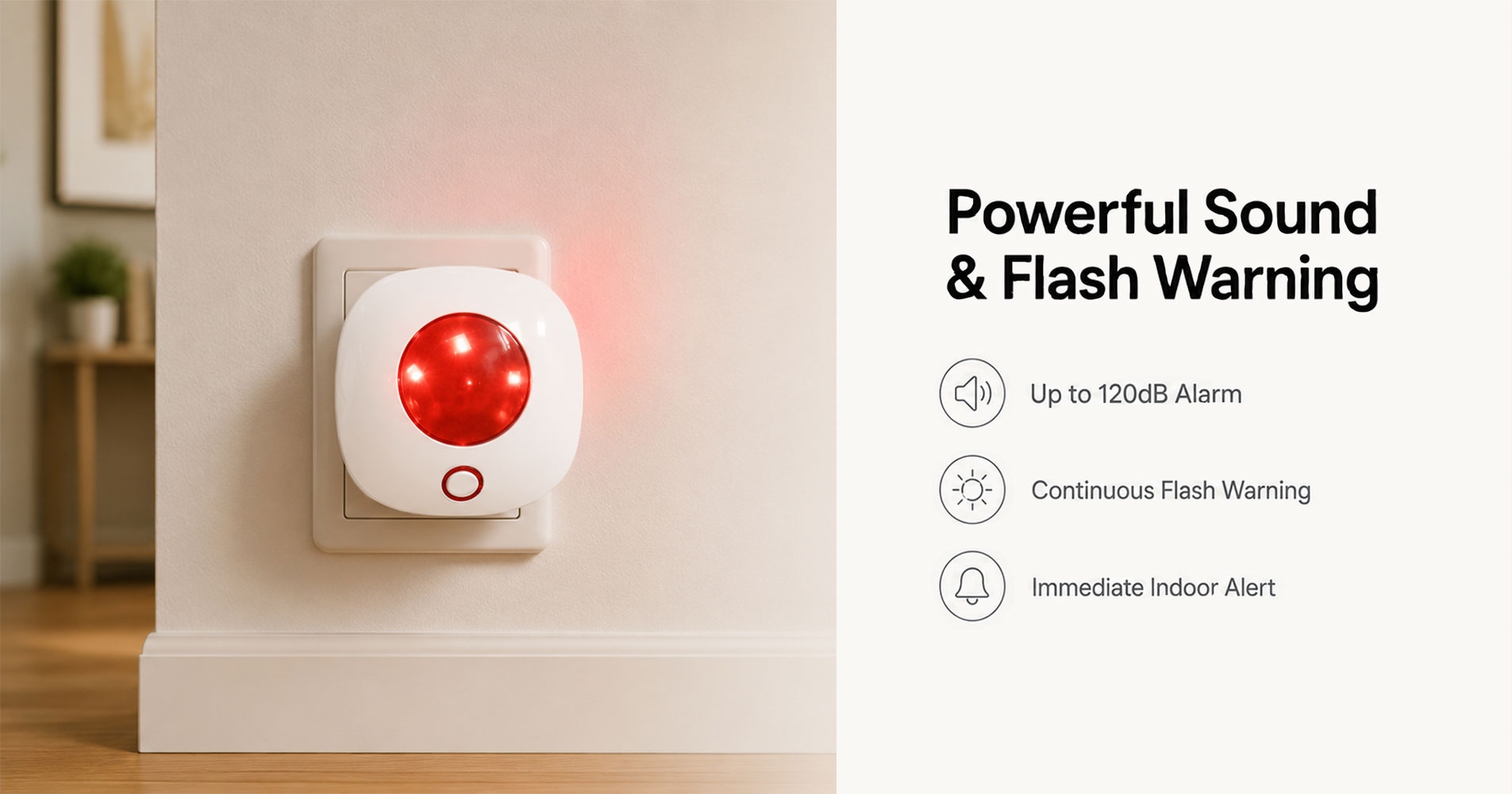 Wireless Indoor Alarm Siren-SN10