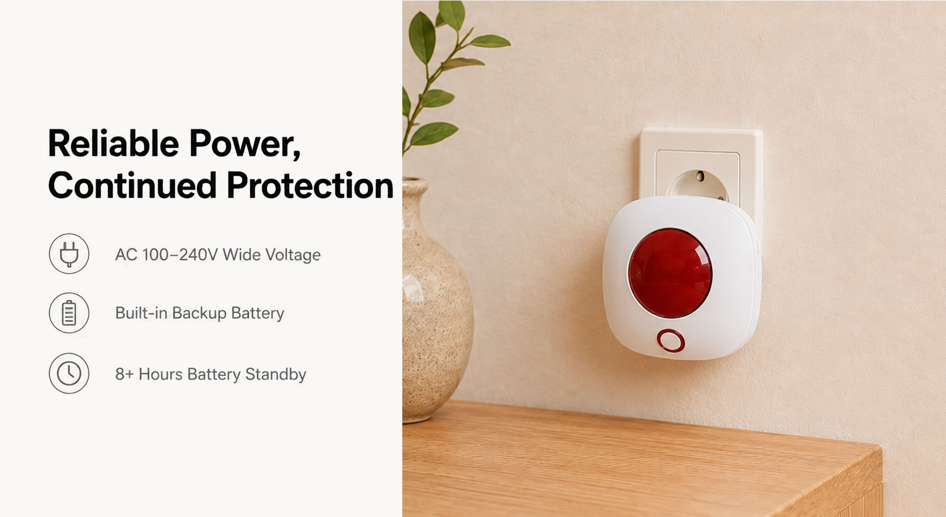 Wireless Indoor Alarm Siren-SN10