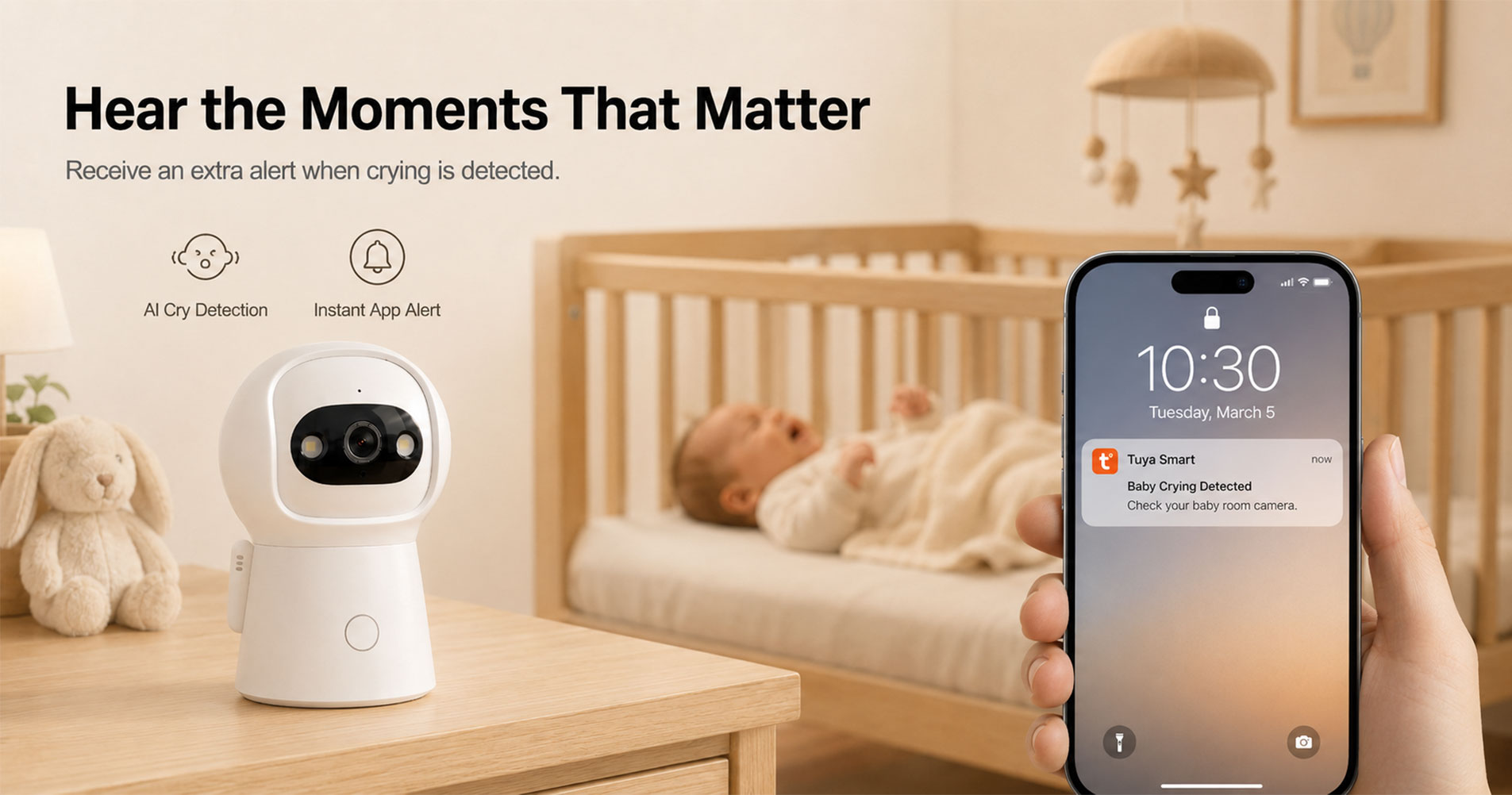 Baby Monitor WiFi Camera-CP-Y2