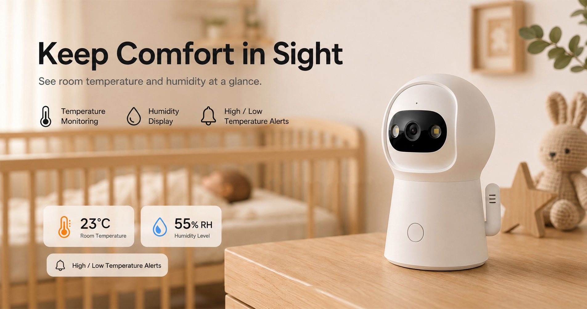 Baby Monitor WiFi Camera-CP-Y2