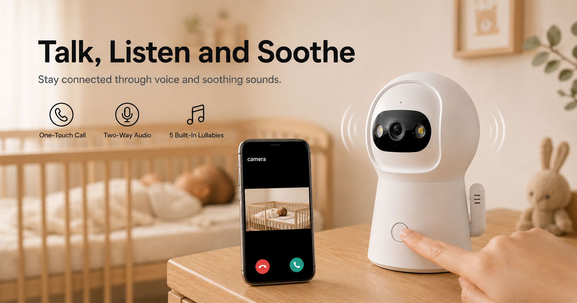 Baby Monitor WiFi Camera-CP-Y2