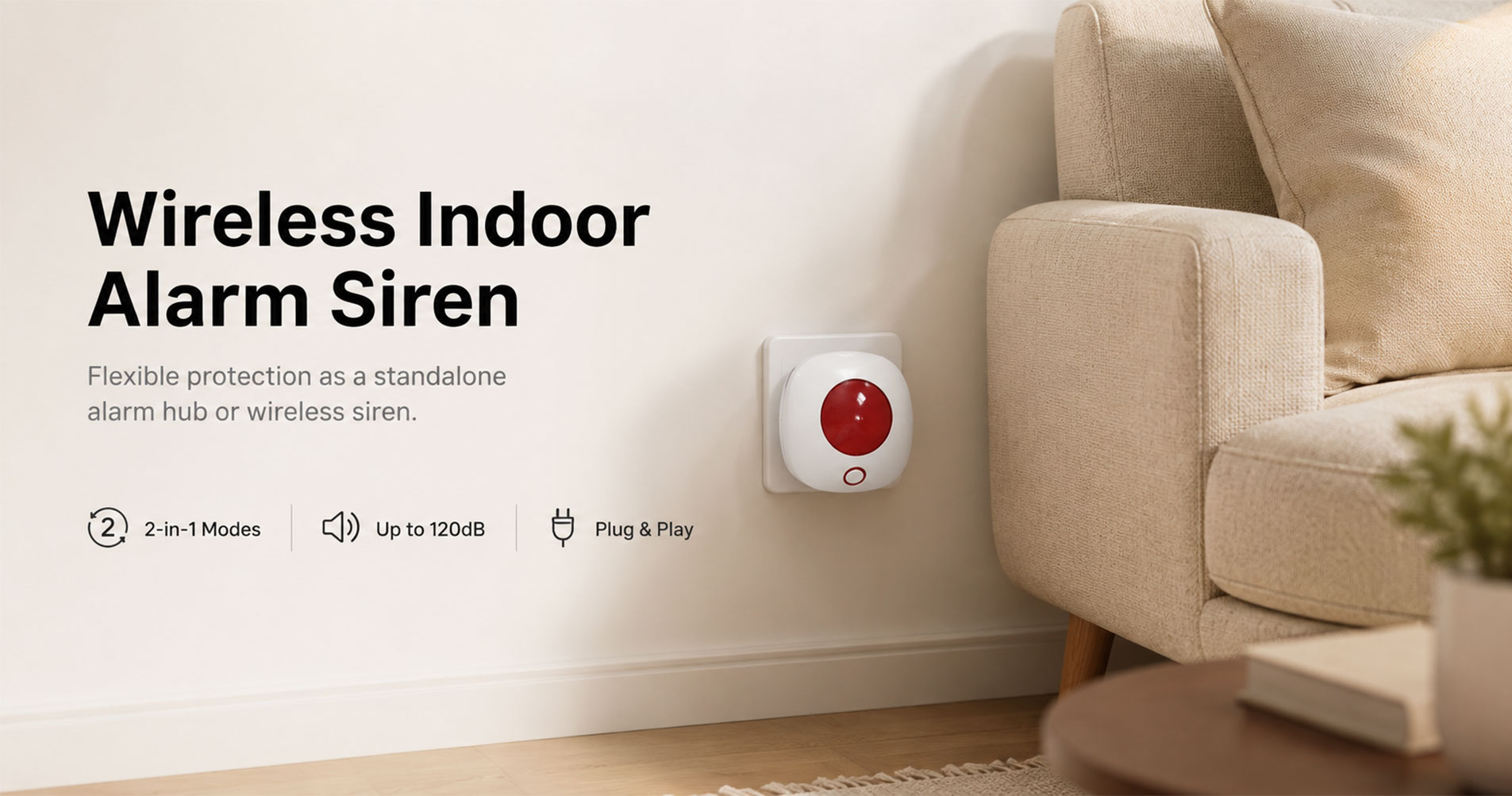 SN10 Wireless Audible and Visual Alarm Launched: Dual-Mode Operation as a Standalone Control Panel or Wireless Alarm—One Device, Two Roles